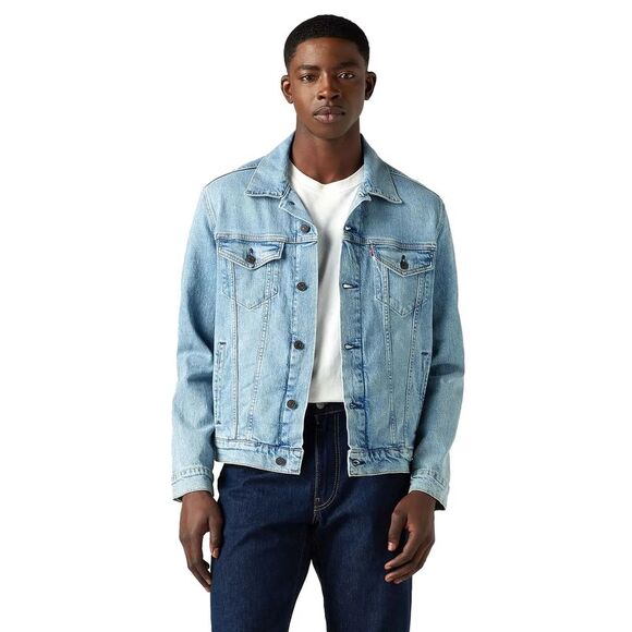 Levis Mens Trucker Jacket / Light Blue